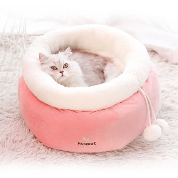 Roze kattenbed