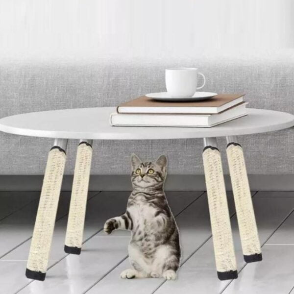 Sisal kattenkrabmat voor tafel & stoelpoten