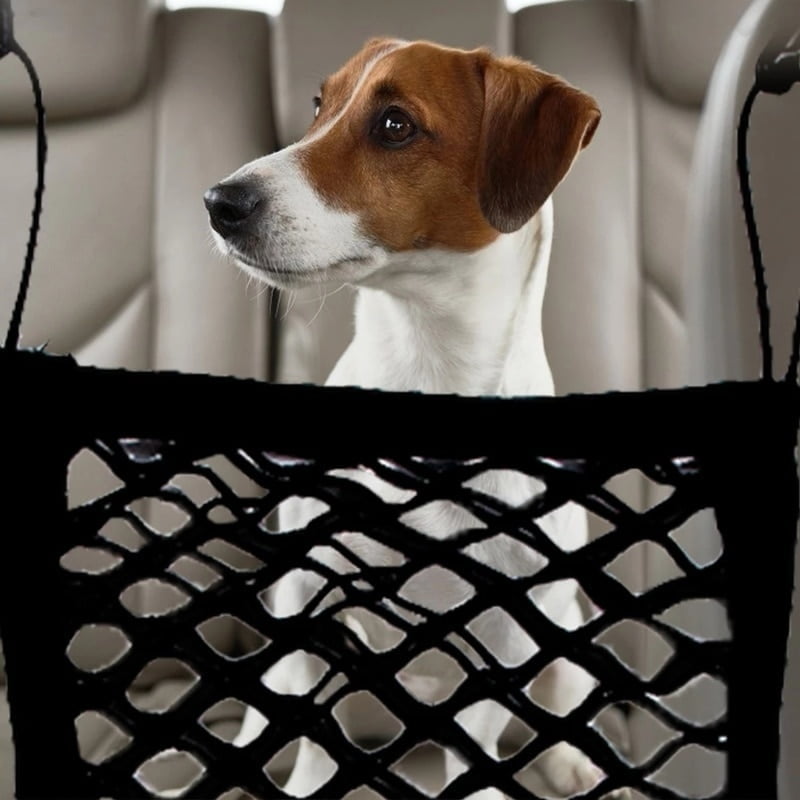 Sumoni Hundenetz für das Auto,Auto Hundesperre,Hundesperre für SUV,Nylon  Netz Haustier,Hund Auto Rücksitz Isolation Netz mit 1 kostenlosen Haustier  Sicherheitsleine für sicheres Fahren : : Haustier