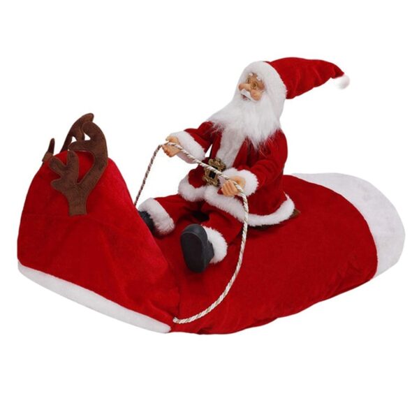 Kerstkostuum voor Honden en Katten met Kerstmanpop - Santa's Reindeer